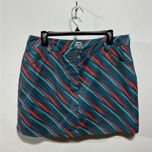 Slazenger Striped Multicolor Golf Skort‎ Women’s Size 12